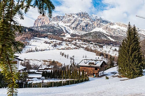 Кортина д'Ампецо - през зимата